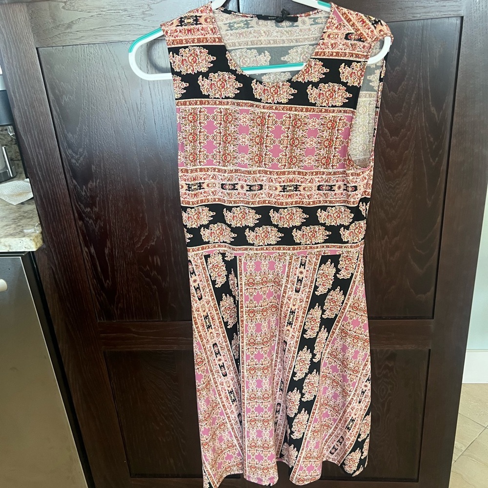 NWT BCBGMAXAZRIA Jewele Printed A-Line Sleeveless Dress - Size M - Picture 5 of 9